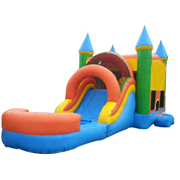 mini inflatable bouncer slide castle